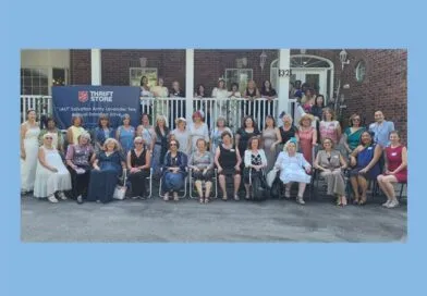 Lavender Tea party guests support Salvation Army
